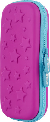 

Ofsign MultiPurpose Star Art Canvas Pencil Box(Set of 1, Purple)