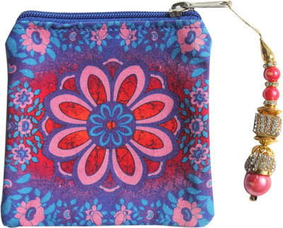 

fatfatiya Sparkling Flower Motif Coin Pouch Pouch(Multicolor)