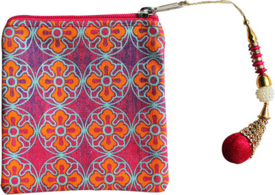 

fatfatiya Delightful Flower Motif Coin Pouch Pouch(Multicolor)