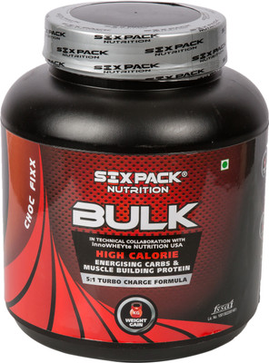 

Six Pack Nutrition Bulk Weight Gainers/Mass Gainers(2000 g, Chocolate)