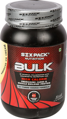 

Six Pack Nutrition Weight Gainers/Mass Gainers(1000 g, American Ice Cream)