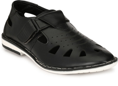 

Shoegaro Men Black Sandals