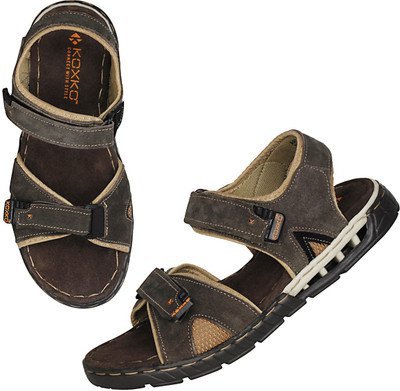 Koxko Men Brown Sandals
