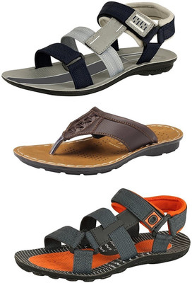 

GENIAL Men GREY::BROWN::MULTICOLOR Sports Sandals