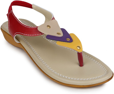 

Moonwalk Women Red Flats