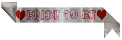 

Shop Online Bride to be Sash (White)
