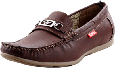 

Zebra Mens Casual exchange loafers Loafers For Men(Tan