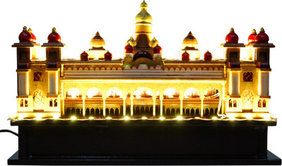 

Oyedeal Mysore Palace with LED Lights Decorative Showpiece - 16 cm(Wooden, Multicolor)