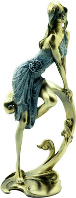 

Importwala Decorative Showpiece - 30 cm(Polyresin, Blue, Gold)