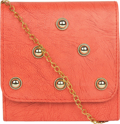 

SEADOLPHIN Women Evening/Party Pink PU Sling Bag