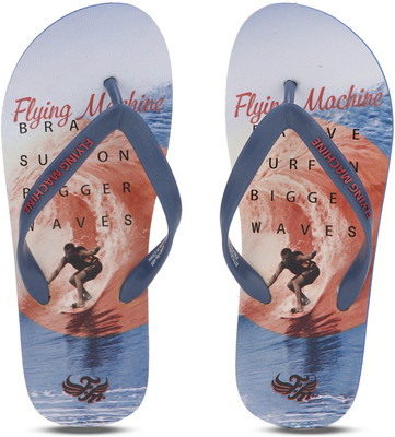 Flying Machine Penne Slippers, Blue