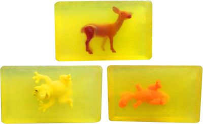 

Happy Baby Luxurious Kids Soap With Toy Lemon13(300 g, Pack of 3)