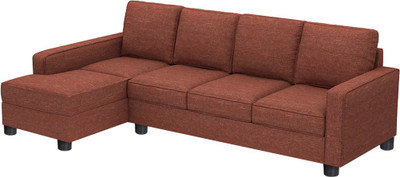 

GIOTEAK Fabric 4 Seater Sofa(Finish Color - Maroon)