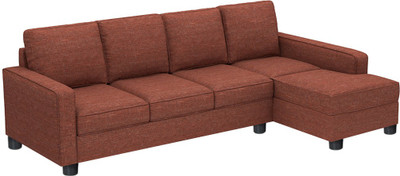

GIOTEAK Fabric 5 Seater Sofa(Finish Color - Maroon)