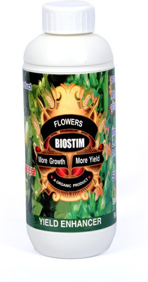 

GREFIGLO FLOWER COUNT-COLOUR-AROMA-ENHANCER,GROWTH PROMOTER,IMMUNE BOOSTER,YIELD ENHANCER .BIOOSTIM FLOWERS PURE ORGANIC Soil Manure(1 L Liquid)