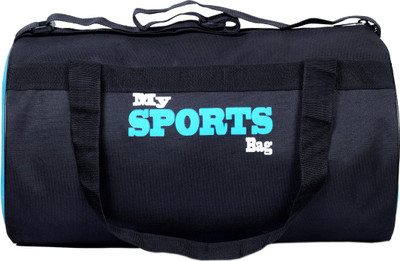 

KOOPLES meritorious Gym Bag(Black, Kit Bag, Black;blue