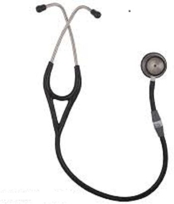 

Lifeline Cardio SS Black Acoustic Stethoscope(Black)