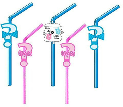 

PARTY PROPZ Straight Drinking Straw(Multicolor, Pack of 20)