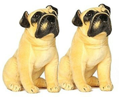

SANA TOYS Sana Brown Pug Dog Pair Of Two cm 32 - 32 cm(Brown)