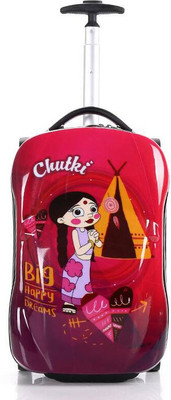 

Fortune Chhoota Bheem Chutki Big happy Dreams  inch kids Car Shape luggage Trolley Bag Cabin Luggage -  inch(Multicolor
