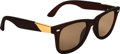 ABNER Wayfarer Sunglasses(For Men & Women, Brown)