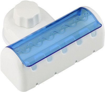 

vepson WallMount Plastic Toothbrush Holder(Blue, Wall Mount)