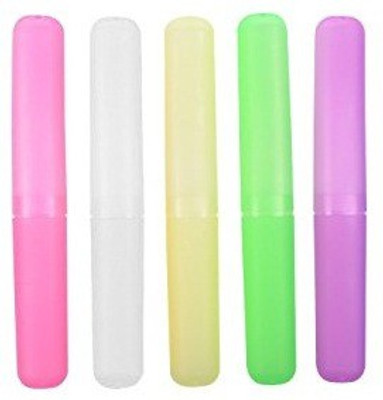 

k kudos enterprise 6 Plastic Tooth Brush Holder Plastic Toothbrush Holder(Multicolor)