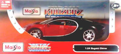 

Maisto Bugatti Chiron Die-cast Metal Collection Red & Black(Red & Black)