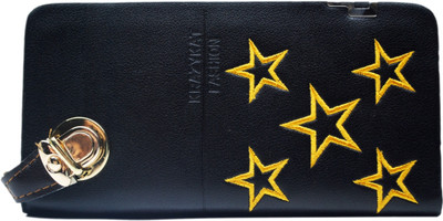 

Netboys Women Black Artificial Leather Wallet(4 Card Slots)