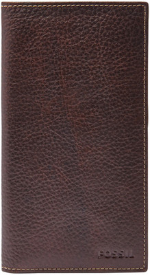 Fossil Men Brown Genuine Leather Wallet(6 Card Slots)