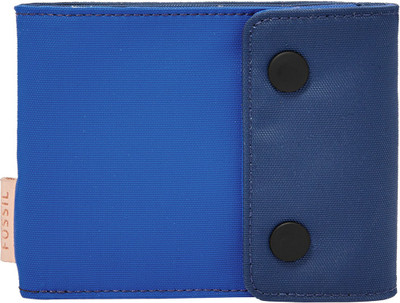 

Fossil Men Blue Artificial Leather Wallet(8 Card Slots)