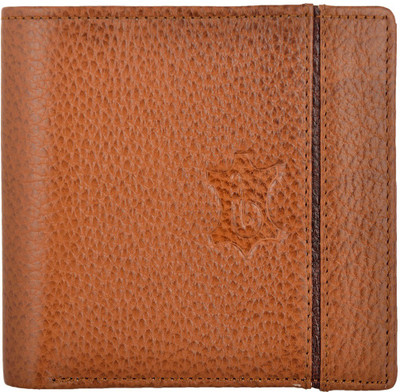 bi blueice Men Beige Genuine Leather Wallet(7 Card Slots)