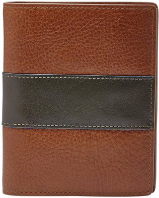 

Fossil Men Brown Genuine Leather Wallet(1 Card Slot), Cognac