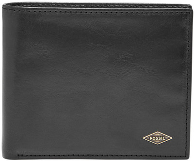 

Fossil Men Casual, Formal Black Genuine Leather Wallet(8 Card Slots)