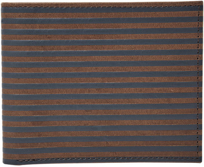 

Fossil Men Blue Genuine Leather Wallet(8 Card Slots), Navy