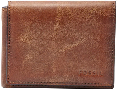 

Fossil Men Brown Genuine Leather Wallet(9 Card Slots)