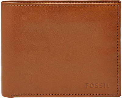 

Fossil Men Brown Genuine Leather Wallet(8 Card Slots), Saddle