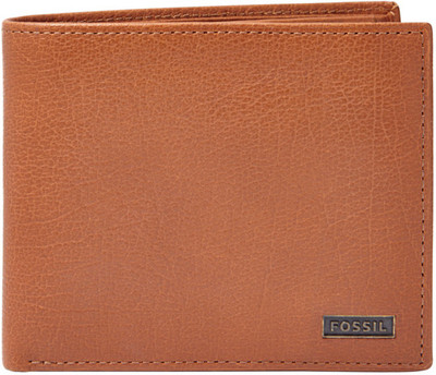 

Fossil Men Tan Genuine Leather Wallet(8 Card Slots)