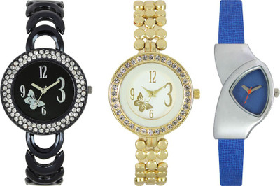 

CM Women Watch Combo With Stylish Multicolor Dial Rich Look LRW011 Watch - For Girls