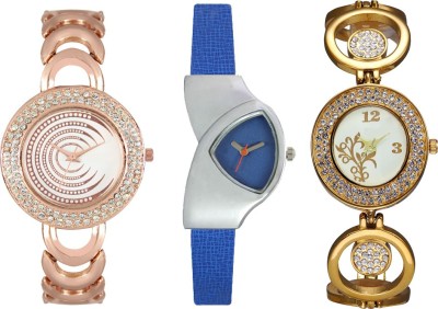 CM Women Watch Combo With Stylish Multicolor Dial Rich Look LRW030 Watch  - For Girls   Watches  (CM)