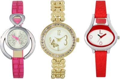CM Women Watch Combo With Stylish Multicolor Dial Rich Look LRW041 Watch  - For Girls   Watches  (CM)