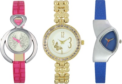 CM Women Watch Combo With Stylish Multicolor Dial Rich Look LRW043 Watch  - For Girls   Watches  (CM)