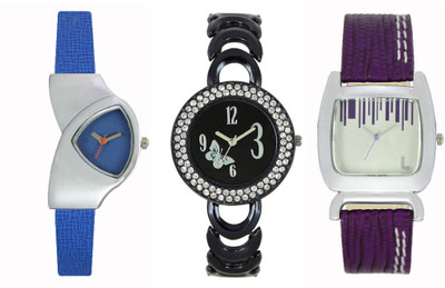 

CM Women Watch Combo With Stylish Multicolor Dial Rich Look LRW021 Watch - For Girls