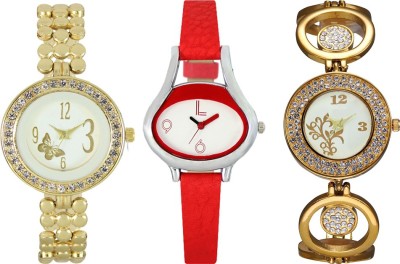 CM Women Watch Combo With Stylish Multicolor Dial Rich Look LRW038 Watch  - For Girls   Watches  (CM)