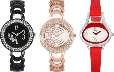 CM Women Watch Combo With Stylish Multicolor Dial Rich Look LRW004 Watch  - For Girls   Watches  (CM)