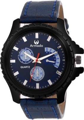 Armado AR-054 Elegant Blue Chronograph Pattern Watch  - For Men   Watches  (Armado)