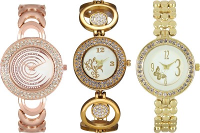 CM Women Watch Combo With Stylish Multicolor Dial Rich Look LRW022 Watch  - For Girls   Watches  (CM)
