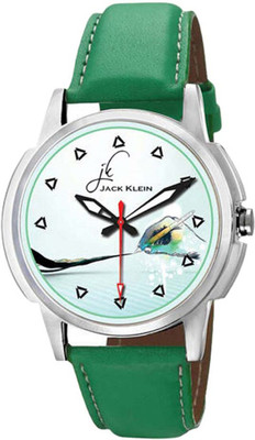 View Jack Klein Stylish Graphic Green Dial Strap Watch  - For Men Wrist Watches Price Online(Jack Klein)