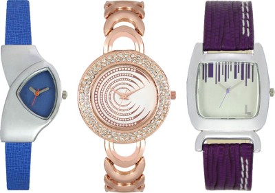 CM Women Watch Combo With Stylish Multicolor Dial Rich Look LRW036 Watch  - For Girls   Watches  (CM)