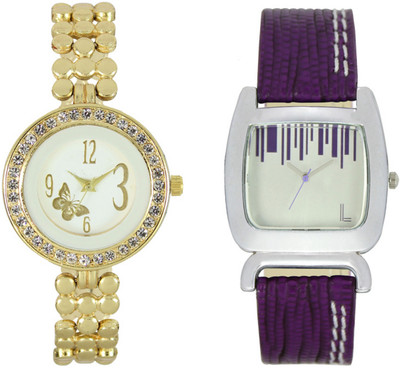 CM Women Watch Combo With Stylish Multicolor Dial Rich Look LRW17 Watch  - For Girls   Watches  (CM)